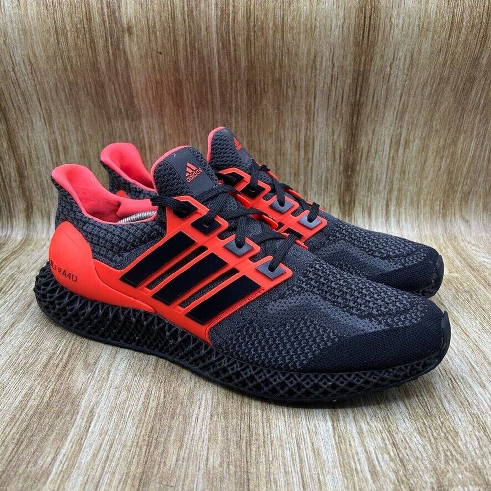 adidas Men's Athletic Shoes Black and Red